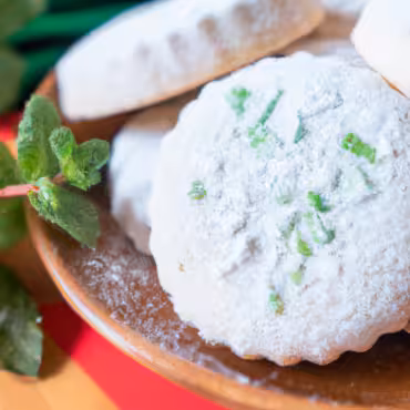 Peppermint Infused Sugar Cookies