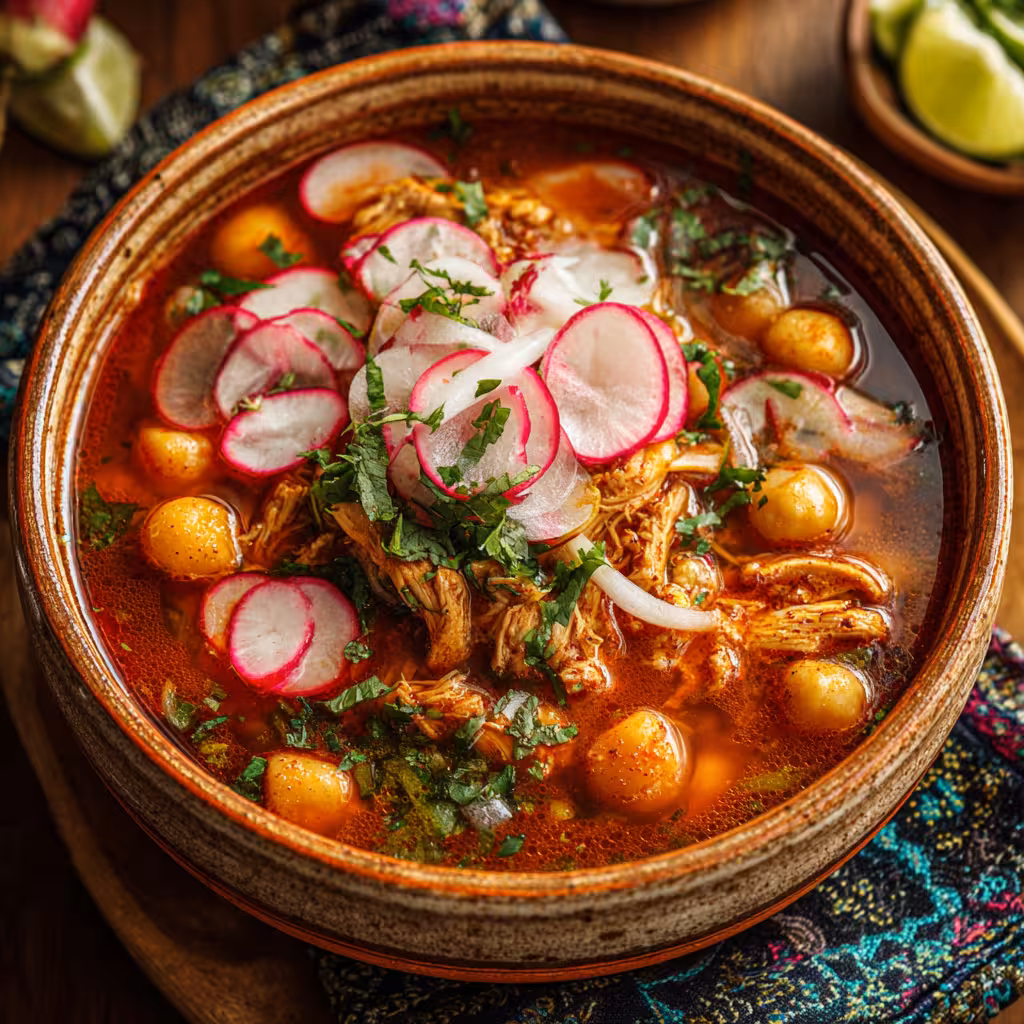 Easy Chicken Pozole