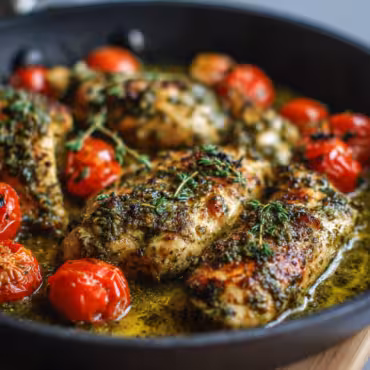 One-Pan Pesto Chicken
