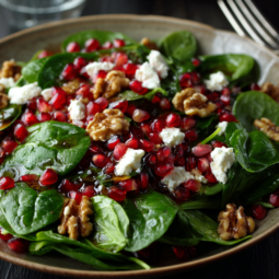 Pomegranate Spinach Salad