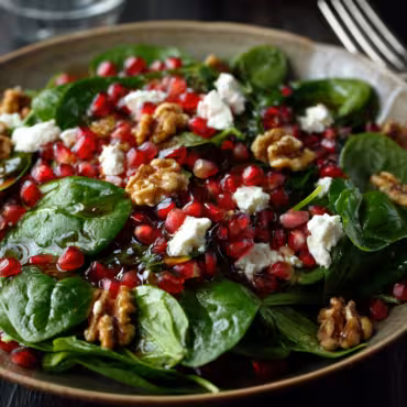 Pomegranate Spinach Salad