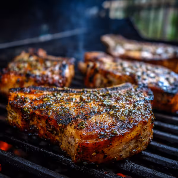 Smoky Grilled Pork Chops