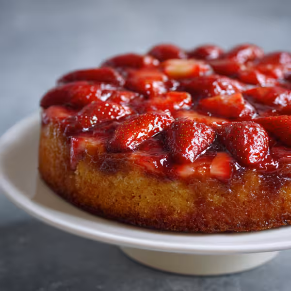 Strawberry Upside-Down Cake