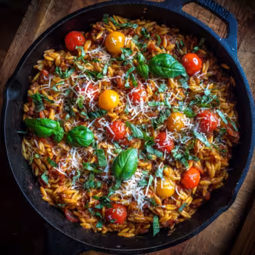 Tomato and Rice Pasta Dish
