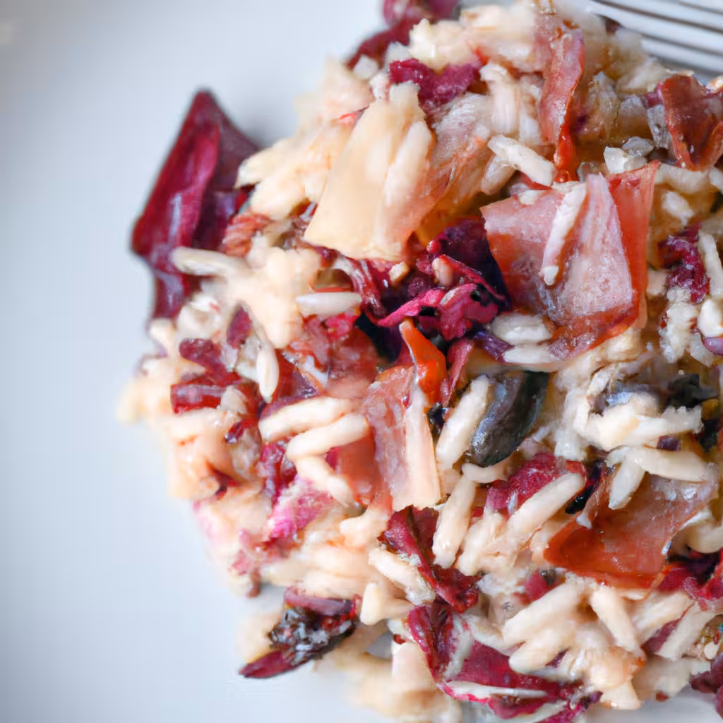 Sautéed Rice with Speck and Radicchio