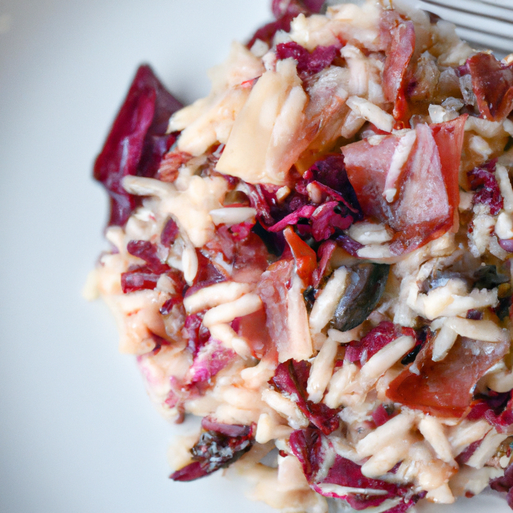 Sautéed Rice with Speck and Radicchio - Coolinarco.com