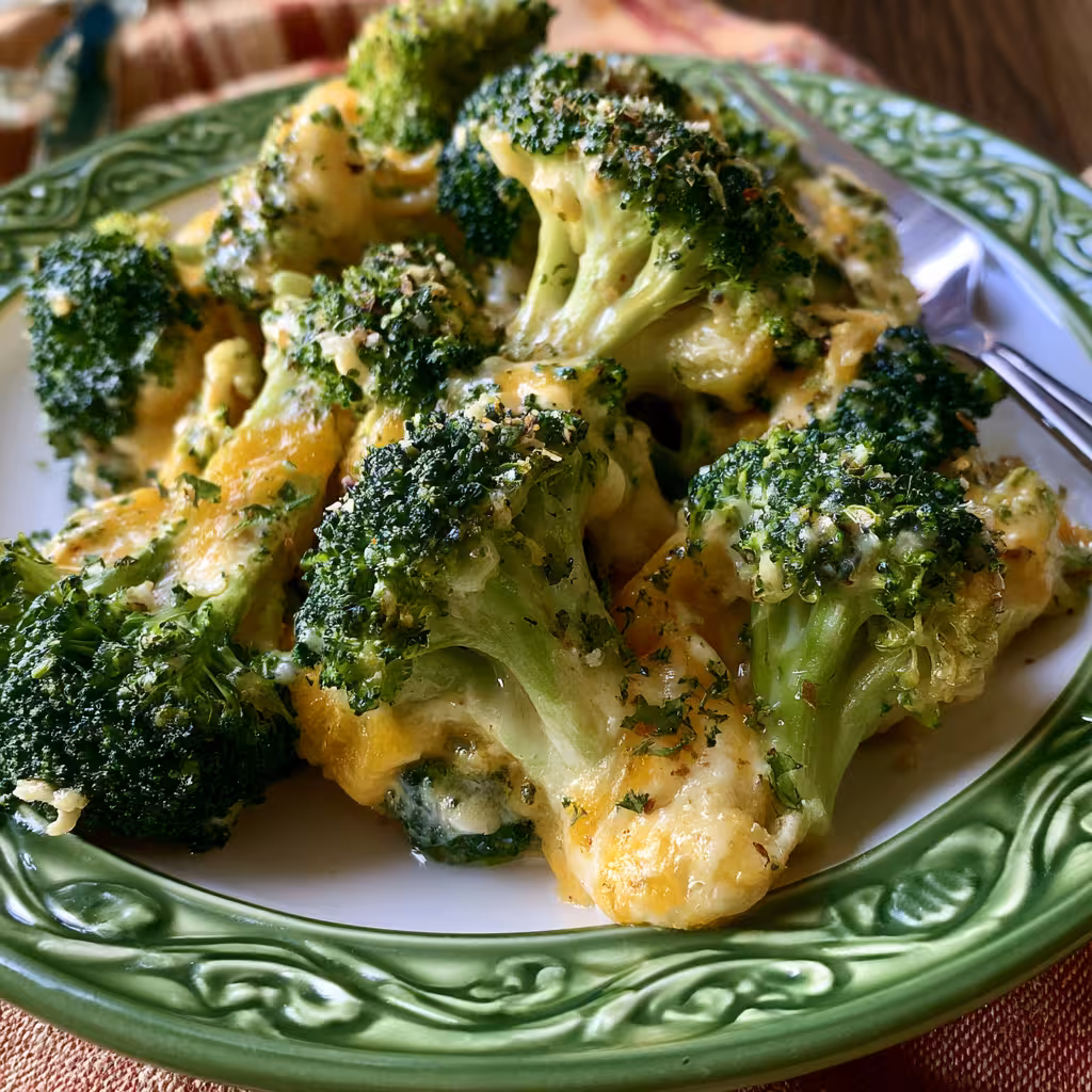 Cheesy Garlic Broccoli