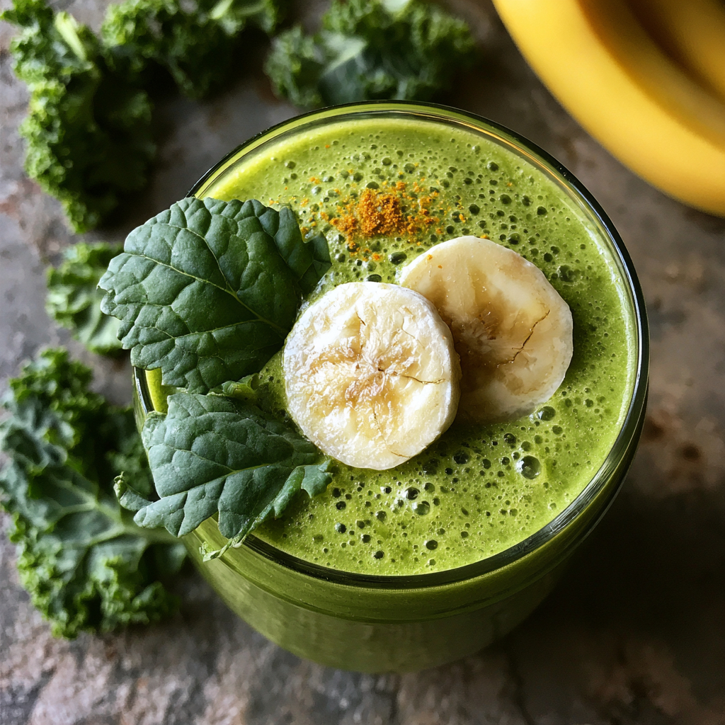Kale and Banana Smoothie - Coolinarco.com