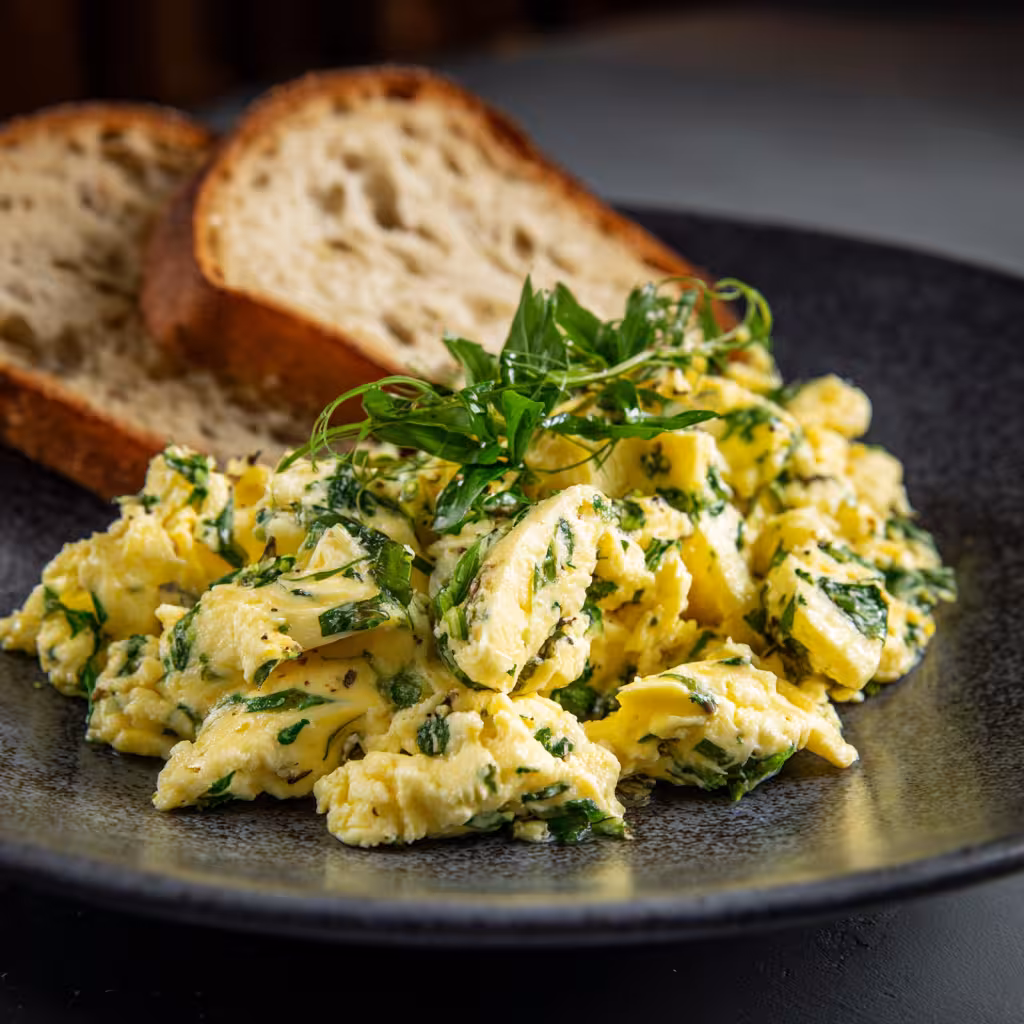 Scrambled Eggs with Herbs