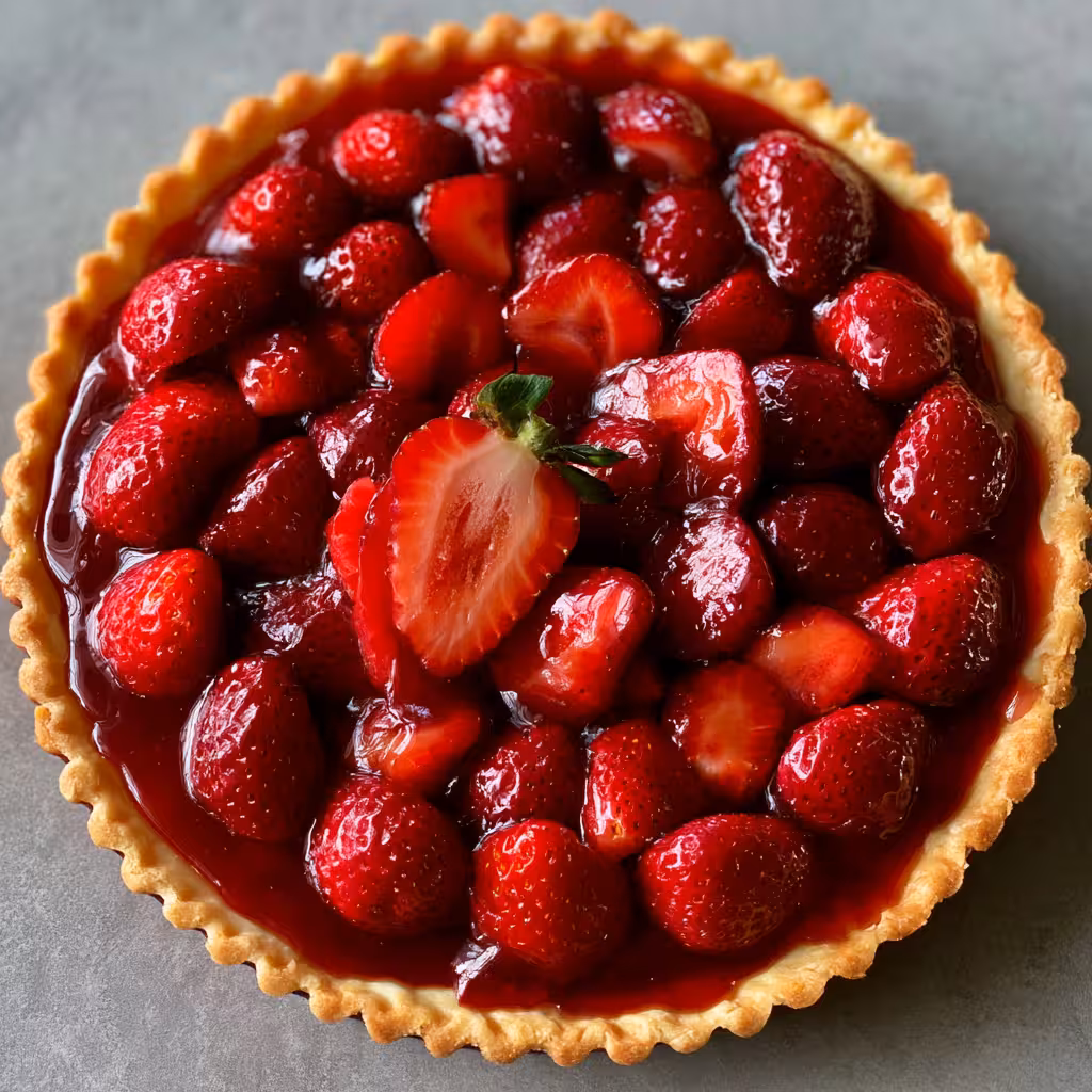 Strawberry Glazed Pie