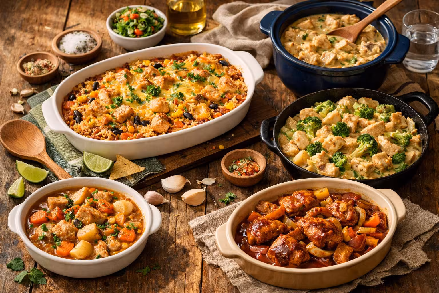 Easy 30-Minute Chicken Dump Dinners for When You Don’t Feel Like Cooking