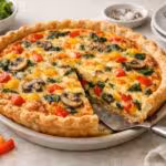 Gluten-Free Savory Quiche with Fresh Vegetables